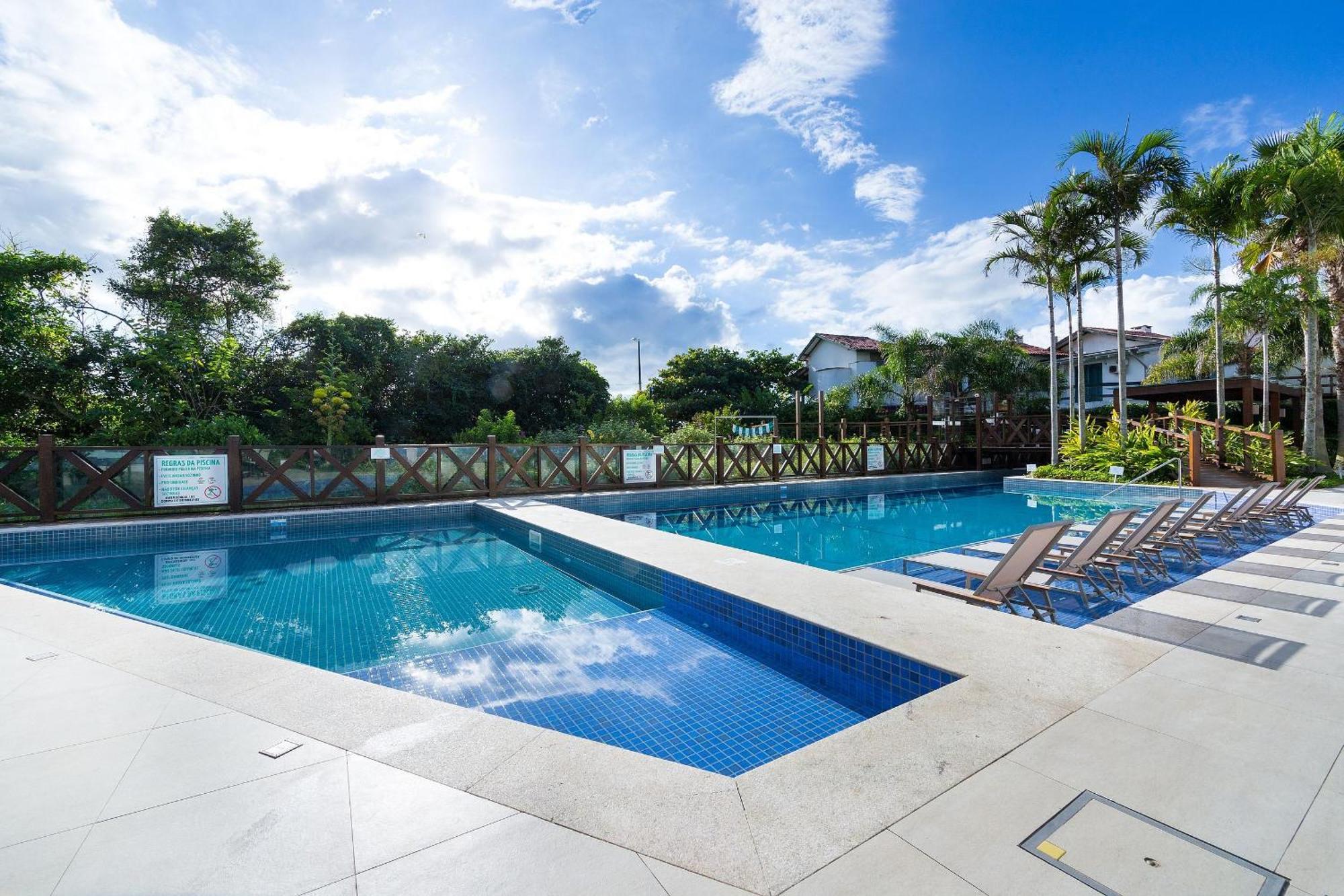 Varandas Do Atlantico: Luxurious Beachfront Condo with Heated Pool Bombinhas Exterior photo