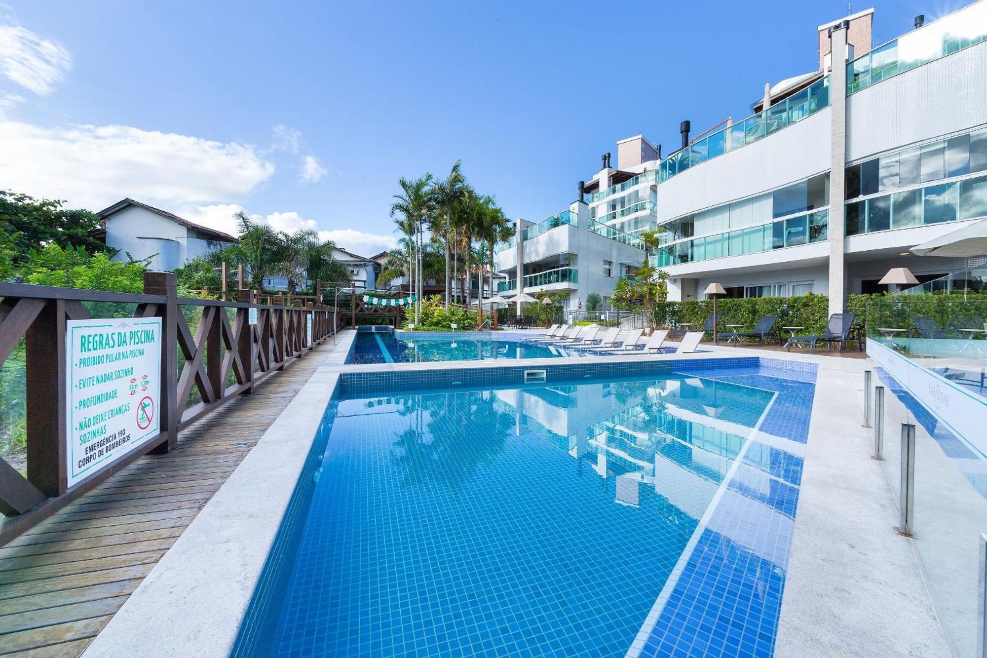 Varandas Do Atlantico: Luxurious Beachfront Condo with Heated Pool Bombinhas Exterior photo
